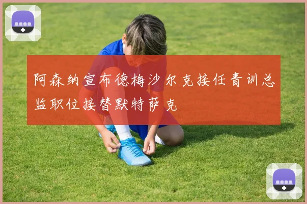 阿森纳宣布德梅沙尔克接任青训总监职位接替默特萨克